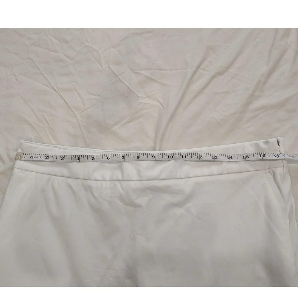$128 RHONE Birdie‎ White Wrap Front Athletic Golf Tennis Skort Size 16 Side Zip